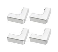 UFURMATE Connettore in vetro, 4 pezzi in lega di alluminio per vetro a 2 vie connettori in vetro senza bordo per fissaggio o fai da te serbatoio di pesce, per con spessore di 6-10 mm