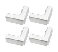 UFURMATE connettore in vetro, 4 pezzi in lega di alluminio per vetro a 2 vie connettori per il fissaggio o fai da te serbatoio di pesce, protezione antivento in vetro, per con spessore di 4-7 mm