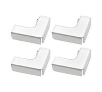 UFURMATE connettore in vetro, 4 pezzi in lega di alluminio per vetro a 2 vie connettori per il fissaggio o fai da te serbatoio di pesce, protezione antivento in vetro, per con spessore di 8-12 mm