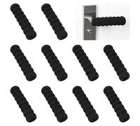 UFURMATE Coperture per maniglie delle porte, 10 pezzi, in morbida schiuma EVA, anti-collisione, protezioni di sicurezza per maniglie delle porte, per primavera ed estate (nero)