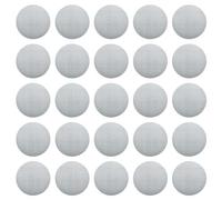 UFURMATE Piastra di copertura per foro chiave, 25 pezzi, in ferro, per riparazione di serrature delle porte, autoadesive, piastre decorative per coprire fori danneggiati (50 mm)