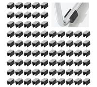 UFURMATE Protezioni per Gambe da Sedia, 160Pz Protezioni per Gambe da Sedia in Plastica da 13mm con Pastiglie in Feltro, Protezioni per Gambe da Sedia a Forma di U Antiscivolo con Punte per Gambe da