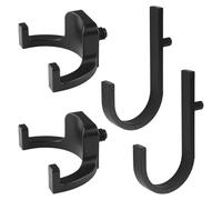 UFURMATE Set di 4 ganci per attrezzi in ABS, accessori per l'organizzazione del capanno di stoccaggio di alta qualità