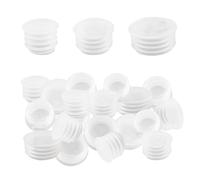UFURMATE Tappi per saliera, 90 pezzi, in plastica, trasparenti, per sale e pepe, tappi rotondi di ricambio per vasi da fiori, bottiglie, tubi (3 dimensioni)