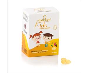 UGA Nutraceuticals Omegor - Kids Integratore Alimentare, 60 Capsule Masticabili