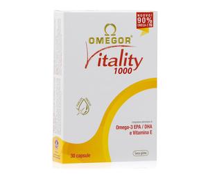 UGA Nutraceuticals Omegor - Vitality 1000 Integratore Alimentare, 30 Capsule