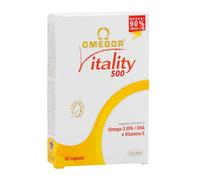 UGA Nutraceuticals Omegor - Vitality 500 Integratore Alimentare, 60 Capsule