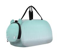 Uganda Flag Isolato Ragazze Duffle Bags per Viaggio Borse di notte Bambino Ragazzi Carry on Duffel Bag Sport Duffle Bag, Verde Blu Magnolia Gradiente, classico