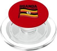 Uganda Forever Bandiera dell'Uganda PopSockets PopGrip per MagSafe