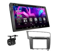 UGAR Compatibile per VOLKSWAGEN Golf 7 2012+ 10 Pollici Android 14 DSP 8GB+128GB Autoradio DAB+ 2K Schermo touch Full HD Navigazione GPS