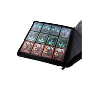 UGD010342 Ultimate Guard 12-Pocket QuadRow ZipFolio XenoSkin Black