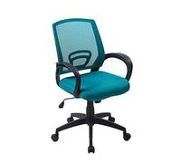 UGD8TQR Ristrutturazione casa sedia da ufficio multifunzionale traspirante tessuto a rete sedia girevole sedia da ufficio sedia da computer ergonomica per lavoratori d'ufficio (colore: verde