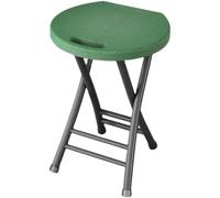 UGDOUS Capacità di 200 kg - Sgabello da bar pieghevole ergonomico, ultraleggero, portatile, da campeggio, con telaio in acciaio rinforzato antiscivolo, for casa, giardino e eventi(Light Grey)