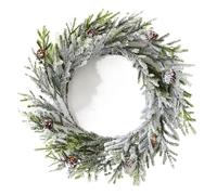 UGDOUS Decorazioni Natalizie in Rattan, Piante Artificiali, pigne, ghirlande, Decorazioni for Camino, Porte, pareti e finestre(Light Grey)