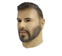 UGDOUS Maschera realistica in lattice maschile Chris Hemsworth Maschera di celebrità Halloween Carnevale Festa in costume Travestimento