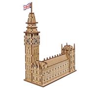 UGEARS Big Ben Puzzle 3D per Adulti - Kit di Modellismo - Passatempi con Puzzle in Legno per Uomini - Rompecabezas 3D per Adulti - Kit di Modello in Legno da Costruire