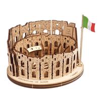UGEARS Colosseo di Roma Puzzle 3D per Adulti - Kit di Modellismo - Passatempi con Puzzle in Legno per Uomini - Rompecabezas 3D per Adulti - Kit di Modello in Legno da Costruire