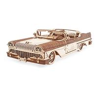 UGEARS Dream Cabriolet - Regalo per la festa del papà Puzzle 3D per adulti Modelli meccanici Puzzle in legno Rompicapo Kit di costruzione artigianale per adulti Puzzle fai-da-te Apprendimento