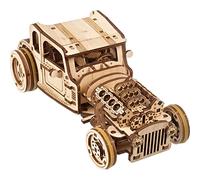 UGEARS Hot Rod Topo Furioso - Kit Modellini Auto da Costruire - Modellismo Auto Puzzle 3D Legno con Doppio Motore - Puzzle Legno Modellino Auto da Costruire per Valorizzare la Creatività