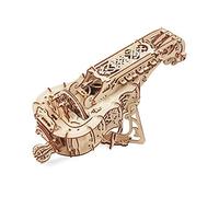 UGEARS Hurdy Gurdy Puzzle 3D in Legno - Strumento Musicale Kit Modello Meccanico in Legno da Costruire - Puzzle Fai da Te Musica Medievale - Rompicapo Set di Costruzioni per Adulti e Bambini