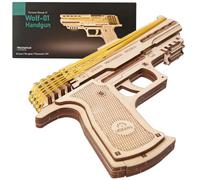 Puzzle 3D UGEARS Pistola Wolf-01