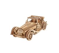 UGEARS Auto Sportiva Rapid Mouse - Modellismo da Costruire Adulti - Puzzle 3D Legno Modellini Auto da Costruire - Modellismo Auto Epoca Costruzioni per Adulti - Auto Decappottabile con Doppio Motore
