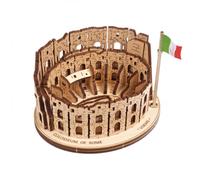 UGEARS Colosseo di Roma Puzzle 3D per Adulti - Kit di Modellismo - Passatempi con Puzzle in Legno per Uomini - Rompecabezas 3D per Adulti - Kit di Modello in Legno da Costruire