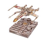 UGEARS Star Wars ™ Luke Skywalker’s X-Wing Starfighter ™ Puzzle 3D - Modellini Da Costruire Star Wars Puzzle 3D Legno - Modellismo Da Costruire Adulti Costruzioni Meccaniche - 455 Pezzi