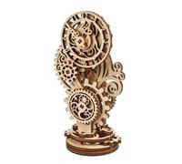 UGEARS Steampunk Clock 2.0 - Steampunk Orologio 3D Puzzle in Legno Puzzle 3d, Kit Modellismo da Costruire Adulti, Kit Fai da Te, Regalo per Natale e Capodanno, Magnifica Decorazione per la Casa