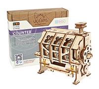 UGEARS STEM Lab Puzzle 3D - Giocattolo STEM Kit Di Costruzione In Legno - Modellini da Costruire per Adulti - Giocattoli Di Ingegneria Fai Da Te Con App - Puzzle per Adulti e Bambini 8+ (Contatore)