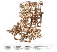 UGEARS Stufenbahn Pista Biglie Modellismo 3D Legno Puzzle Kit 70157
