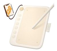 UGEE Q6 - Tavoletta da disegno per telefono Android, tablet grafico con 6 tasti caldi, 6,5 x 4 pollici, modalità di disegno regolabile, blocco da disegno con 16 K livelli, stilo senza batteria per