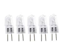 UGEFKMQ Capsula Lampadine Alogene 220V 20W Lampadina Alogena GU5.3 Base a doppio ago Bianco Caldo 2700K Dimmerabile,150 W,5 Pezzi