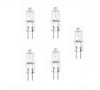 UGEFKMQ G4 Halogen Lampadina Confezione Da 5 Lampadine Alogene G4 6V. Adatte Per Lampada Per Microscopio A Proiezione,15 W