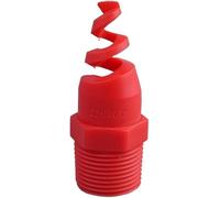 ugelli a elica, Doccia industriale con ugello a spirale multicolore di diverse dimensioni(Oranje,1/4'')