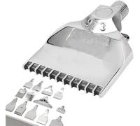 Ugelli a getto d'aria Ventola che soffia ugello a vento, Ugello a ventaglio piatto, Getto a spruzzo per raffreddamento ad acqua, Ugello a vento d'aria, Ug 2pcs 22 Holes 973 Stainless Steel (Polished)