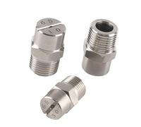 Ugelli a spruzzo a ventaglio piatto, Ugello a ventaglio piatto in acciaio inossidabile 304 1/4BSPT 65 gradi 0,66-5,2 mm 5/10 pezzi(65 Degrees-10pcs,3.6mm)
