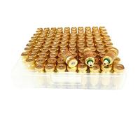 Ugelli atomizzatori in ottone a bassa pressione, Ugelli nebulizzatori in ottone da 50 pezzi ad alta pressione con orifizio filettato 0,1-0,5 mm