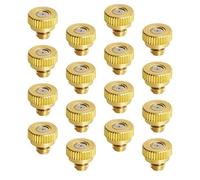 Ugelli atomizzatori in ottone a bassa pressione, Ugelli spruzzatori for piante Ottone Atomizzazione a bassa pressione 0,1-0,8 mm Testine di ricambio da 10-50 pezzi