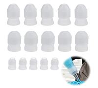 Ugelli Convertitore con 3 Taglie in Plastica Adattatori per Torte Decorare la Torta Convertitore Accoppiatore per Decorare la Torta Ugelli Adattatori per Sac à Poche da Pasticcere 15 Pezzi