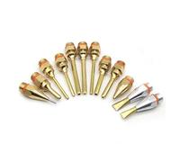 Ugelli for pistola for colla a caldo 1 pz/lotto, ugello lungo in rame diametro grande o piccolo 1mm/1.5mm/2mm/6mm ugello piatto con chiave for ugello artisti fai da te, arte, c(Flat Nozzle 8.5x45mm)