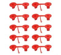Ugelli in schiuma di poliuretano spray, 10 punte rosse riutilizzabili, applicatore isolante per pareti del soffitto, distribuzione uniforme e verticale, uso orizzontale