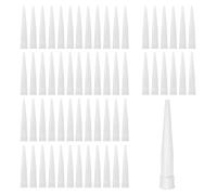 Ugelli in Silicone,50 Pezzi Beccucci per Cartuccia in Silicone, Silicone Beccucci,Silicone Ugelli, Ugelli per Calafataggio, Cartuccia Ugelli in Silicone per Sigillante Adesivo e Pistola per Silicone