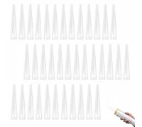 Ugelli in Silicone Beccucci per Cartuccia in Silicone Ugelli per Calafataggio per Sigillante Adesivo e Pistola per Silicone,50 Pack