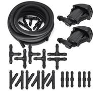 Ugelli lavavetri per Chevrolet Malibu 2005 2006 2007 2008 2009 2010 2011 2012 2013, Tubo Flessibile per tergicristallo Anteriore con Kit di connettori.