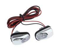 Ugelli Lavavetri Tergicristallo Lavavetri Luce Auto Parabrezza Anteriore Impermeabile Ugello Spruzzatore Per Parabrezza Accessori 12 V DC Lampada Decorativa Parti Di Ricambio
