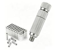 Ugelli nebulizzatori ad alta pressione 50 pezzi, ugello nebulizzatore filettato 0,1-0,5 mm(3 Sects,Orifice Dia 0.15mm)