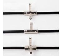 Ugelli nebulizzatori ad alta pressione, Set ugelli nebulizzatori 50 pezzi 0,1-0,8 mm orifizio in acciaio inossidabile for raffreddamento e umidificazione(Three Sects,0.m hole diameter)