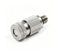 Ugelli nebulizzatori ad alta pressione, Ugello di nebulizzazione in ottone da 50 pezzi Orifizio ad alta pressione 0,1-0,5 mm for la soppressione del raffreddamento(2 Sects,Orifice Dia 0.1mm)