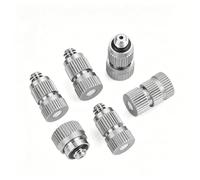 Ugelli nebulizzatori ad alta pressione, Ugello nebulizzatore in ottone 50 pezzi ad alta pressione. Testa nebulizzante a goccia 0,1-0,5 mm Raffreddamento esterno(2 Sections,Orifice Dia 0.5mm)